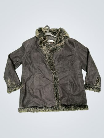 Nana Belle Faux Fur Trimmed Jacket