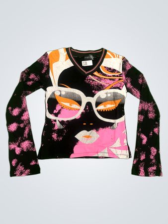 Copeline long sleeve graphic print t-shirt