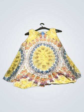 Ärmelloses Top mit Mandala-Druck