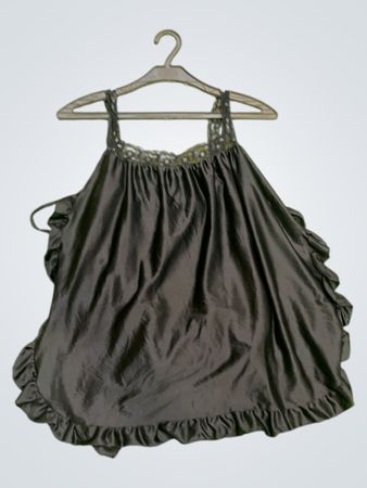 Etam Black Babydoll Top