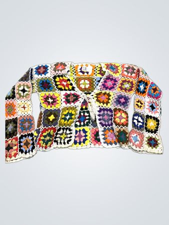 Gehäkelter Granny-Square-Cardigan