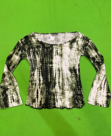 Janina Tie-Dye Glockenärmel Top