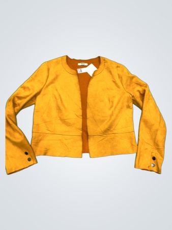 Renatto Bene Paris Gelbe Verkürzte Jacke
