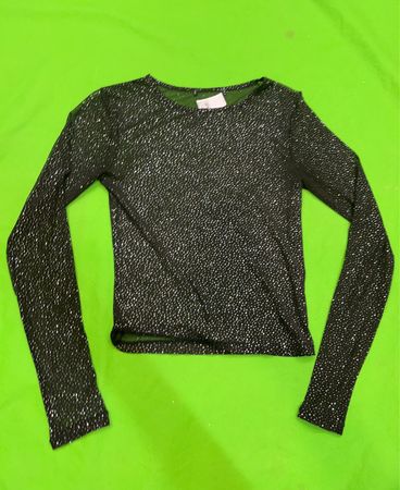 Sheer Sparkle Langarmshirt