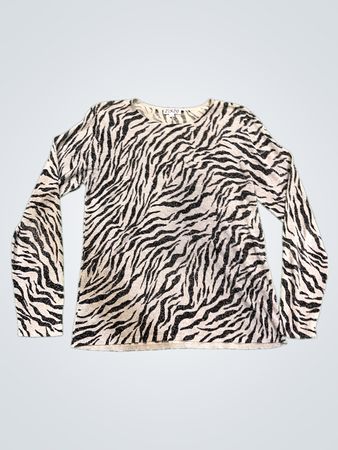 ZINZO Zebra Print Long Sleeve Top