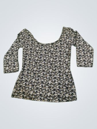 Haut à manches longues à imprimé floral Bershka