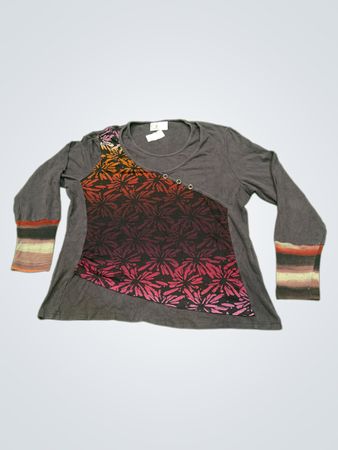 Langarmshirt mit bedrucktem Design