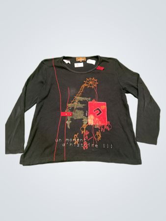 BACORAZ Long Sleeve Black T-Shirt