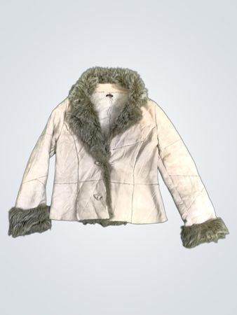 Lola Liza Women's Faux Fur Trimmed Jacket
