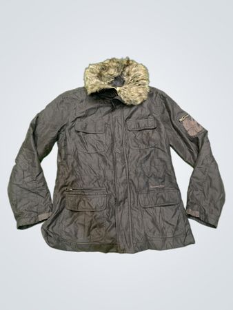 Parka avec capuche en fourrure pour femmes Banana Republic