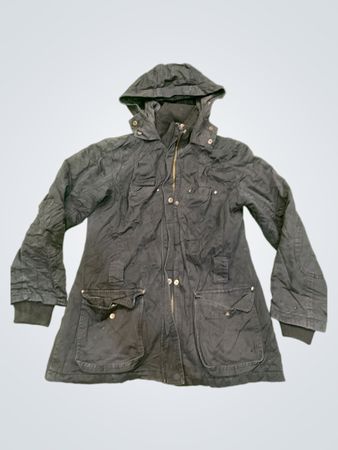 CASUAL COTON Kollektion Nim Schwarze Kapuzenjacke