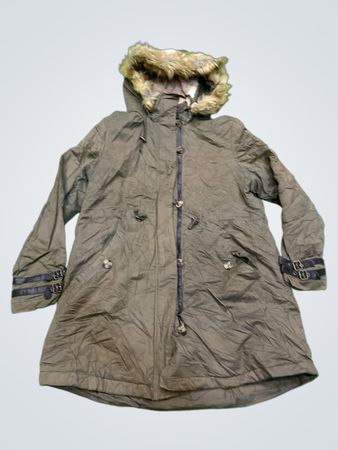 Cache Cache Fur Kapuzen Parka Jacke