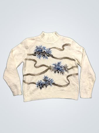 Alfred Dunner Petite Mock Neck Sweater