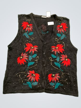 Bobbie Brooks Damen Weihnachtsstern Strickweste