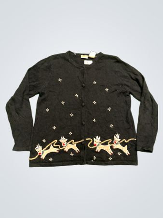 Bobbie Brooks Weihnachtsrentierpullover