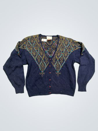Susan Bristol handbestickter Cardigan