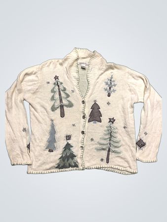 ARRIVISTE Damen Weihnachtsbaum Cardi