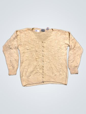 SEPARATE SCENE Damen Creme Floral Strickcardigan M/M