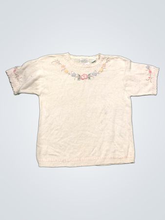 Lana Scott Damen Bestickter Pullover