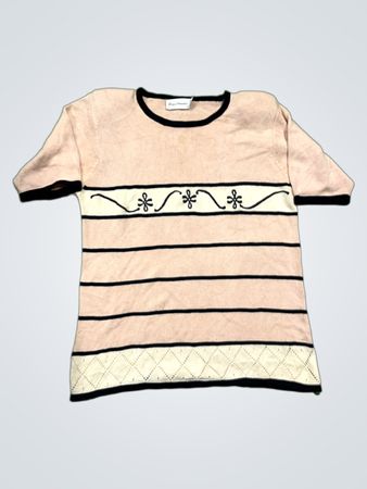 Marisa Christina Pink Gestreifter Pullover