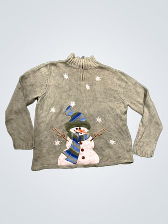 Mandal Bay Damen Schneemann Pullover