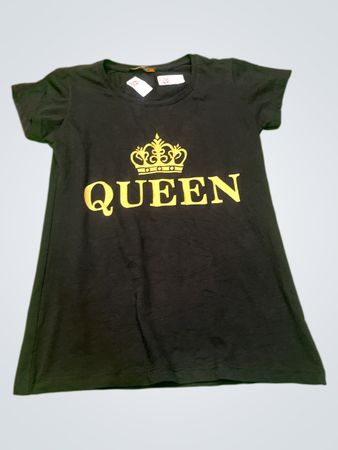 Silver Rain Black Queen Graphic T-Shirt