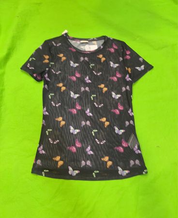 Pimkie Schmetterlingsdruck Mesh T-Shirt