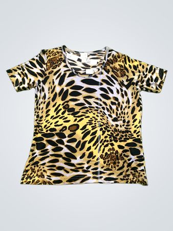 Alba Moda Creazioni Leopard Print T-Shirt