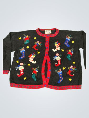 Heirloom Collectibles Weihnachtsstrumpf Pullover