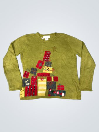 Susan Bristol Damen Weihnachtsbaum Pullover