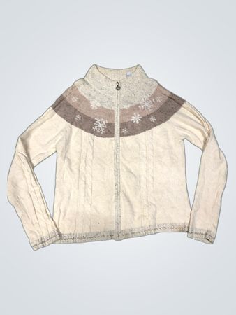 Holiday Lodge von NorthCrest Snowflake Zip-Up Pullover