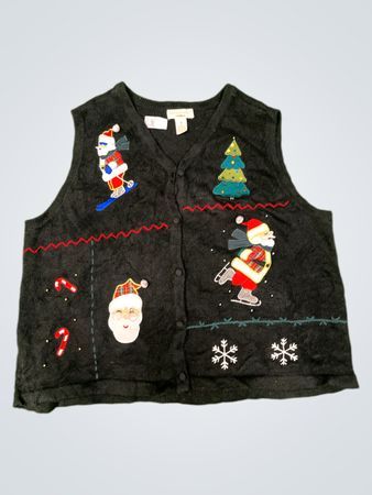 Bechamel Woman Black Christmas Weste