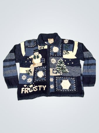 Heirloom Collectibles Frosty Snowman Weihnachts-Pullover