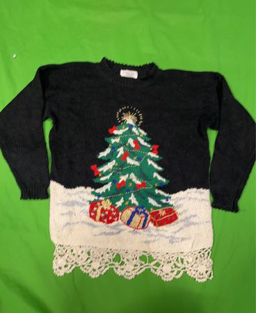 Petite Sophisticate Weihnachtsbaum Pullover