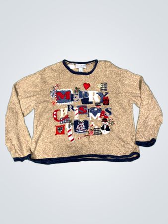 Heirloom Collectibles Weihnachtskollektion 2004 Frohe Weihnachten Pullover