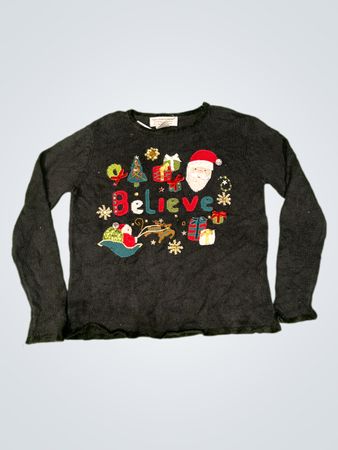 Tiara International Christmas Collection Believe Sweater