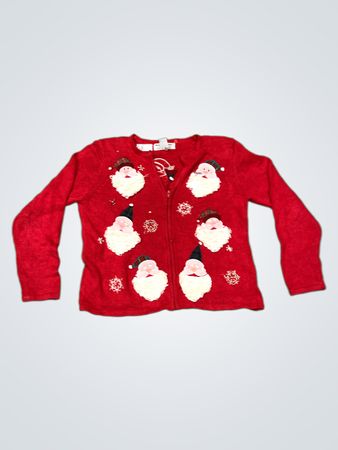 Heirloom Collectibles Weihnachtskollektion Weihnachtsmann Pullover