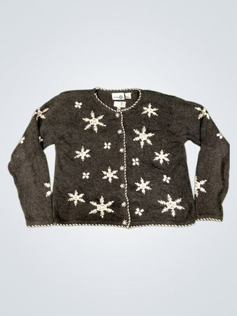 Paul Harris Design Schneeflocken-Cardigan