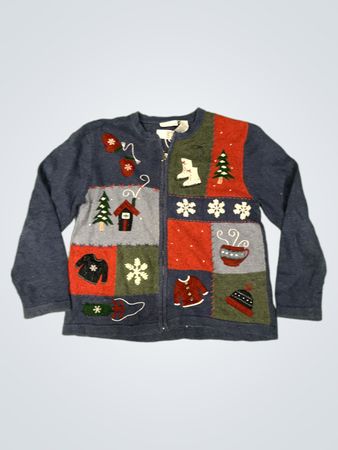 Croft & Barrow Petite Damen Weihnachtspullover