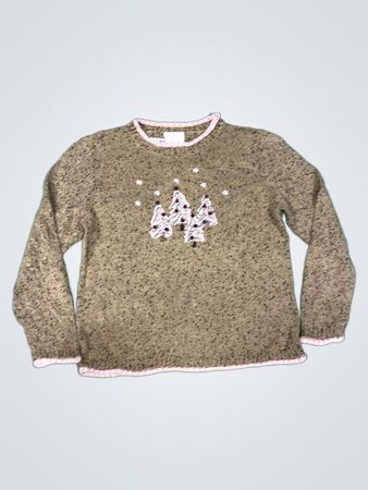 Christopher & Banks Handbestickter Weihnachtssweater