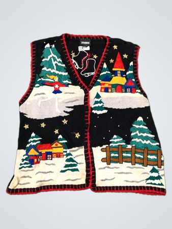 Studio Weihnachtswinter Szenen Weste