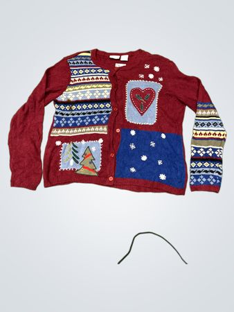 Blair Women's Ugly Christmas Sweater Cardigan