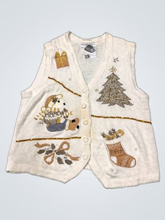 Victoria Jones Petite Christmas Vest