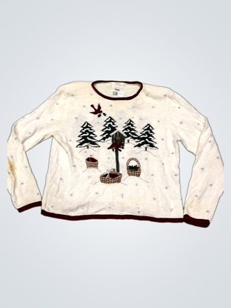 Christopher & Banks handbestickter Pullover