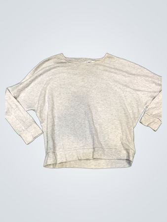 CHI TATTONE Women's Light Grey Long Sleeve Sweater