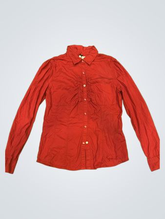 VAPORAL CLOTHES & CO SEIT 1919 VINTAGE DENIM BRAND NEU YORK CHATAM ST ECK Rotes Hemd