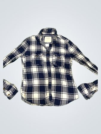 Abercrombie & Fitch Karo-Hemd mit Knopfleiste
