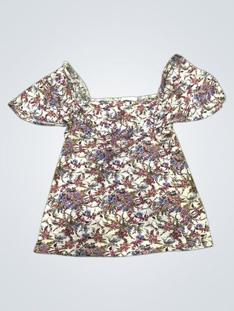 Promod Top mit floralem Druck und quadratischem Ausschnitt