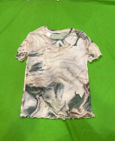 Stradivarius Mesh-T-Shirt