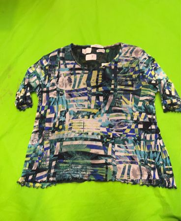 Christine Laure Damen Top mit abstraktem Muster